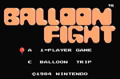 Balloon Fight E-Reader screenshot 2 for GameBoy Advance
